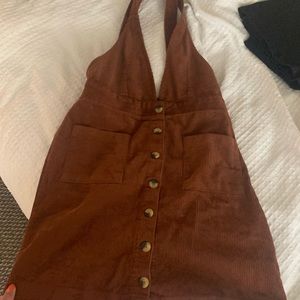 indigo reign overall fall dress corduroy
